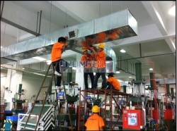 格力凱邦車間環(huán)?？照{(diào)安裝工程.